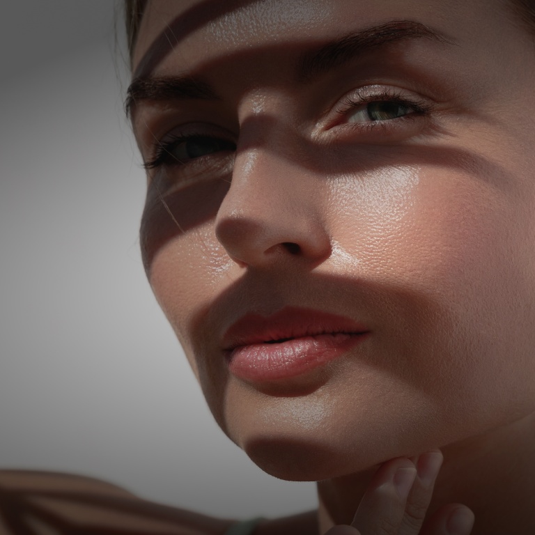 Young model studio picture
