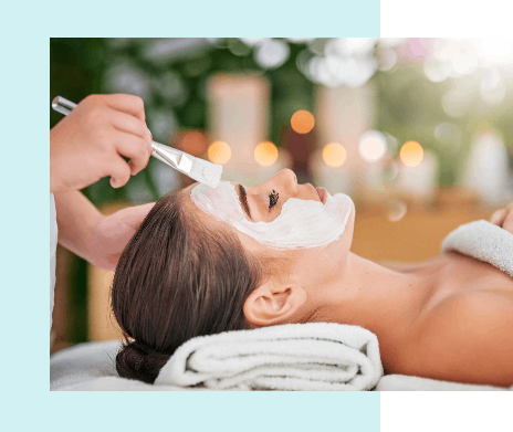 Young woman treatment bodeze spa